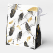 "Feather Grace Gift Bag met deksel" Bedankdoosjes (Achterkant)