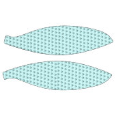 Feather heart in soft green basketbal (Panelen)