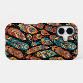 Feather iPhone Case iPhone 16 Hoesje (Achterkant horizontaal)