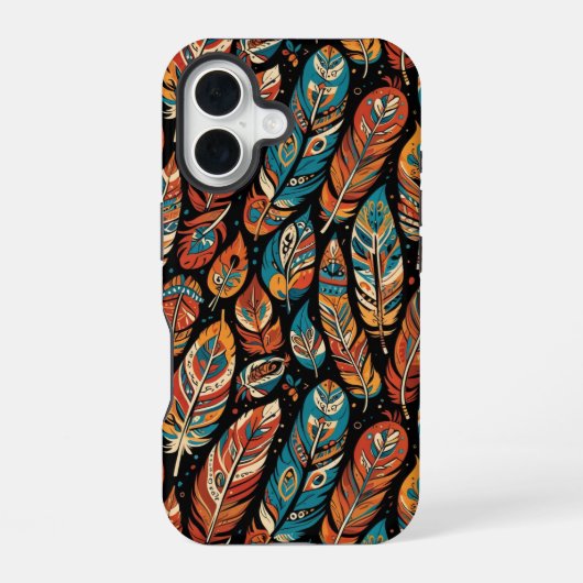 Feather iPhone Case iPhone 16 Hoesje (Achterkant)