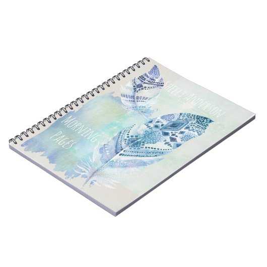 Feather lichte ochtendpagina's notitieboek (Linkerzijde)