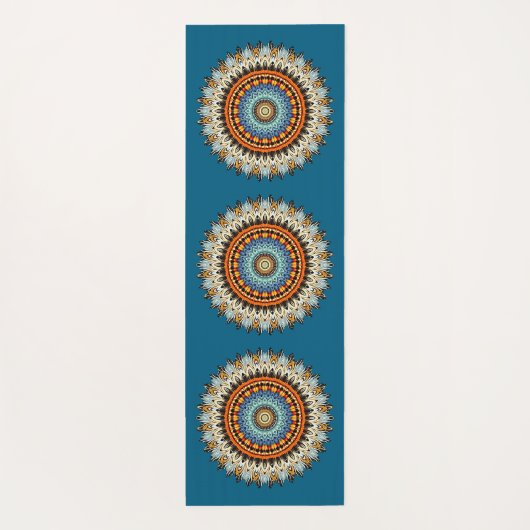 Feather Mandala Yoga Mat (Achterkant)