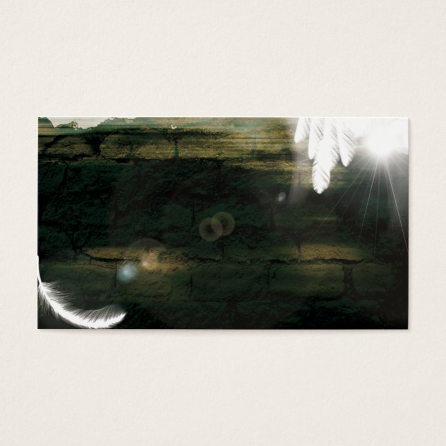 Feather of hope visitekaartje (Voorkant)