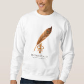 Feather of Ma’at Sweatshirt – Ancient Egyptian (Voorkant)