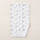 Feather pattern bad handdoek (Handdoek)