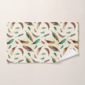 Feather pattern bad handdoek (Handdoek)