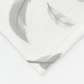 Feather pattern fleece deken (Hoek)