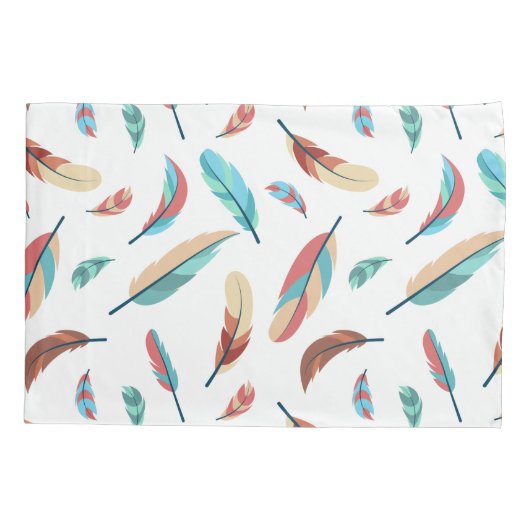 Feather pattern kussensloop (Achterkant)