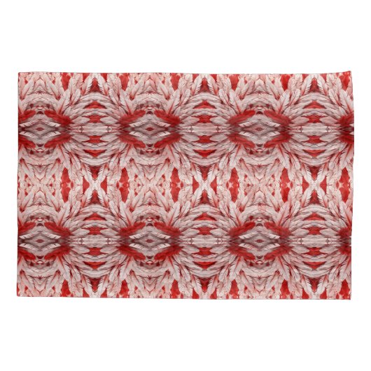 Feather Pattern Pillowcases – Decorative Pillow Co Kussensloop (Achterkant-Links)