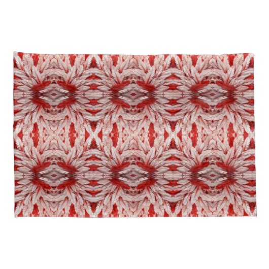 Feather Pattern Pillowcases – Decorative Pillow Co Kussensloop (Achterkant-Rechts)