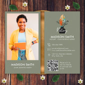 Feather Photo QR Code Notaris Lening Signing Agent Visitekaartje