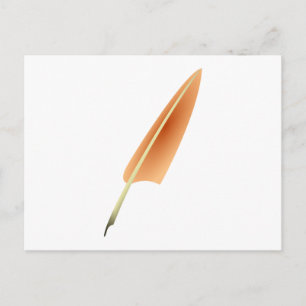 Feather Quill Pen Briefkaart