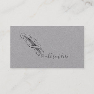 Feather Quill Schrijver Visitekaartjes
