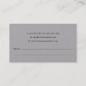 Feather Quill Schrijver Visitekaartjes (Achterkant)