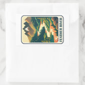 Feather River California Colors Rechthoekige Sticker (Tas)