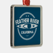 Feather River, Californië Metalen Ornament (Rechts)