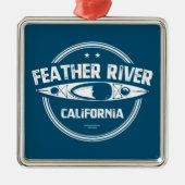 Feather River, Californië Metalen Ornament (Voorkant)