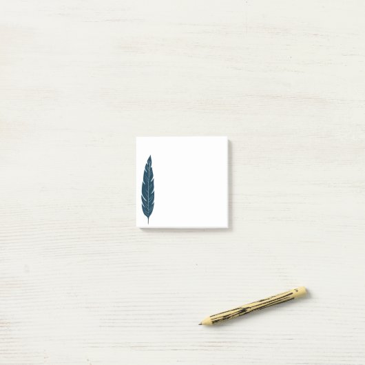 Feather Shape Minimaal en Modern design Post-it® Notes (Op bureau)
