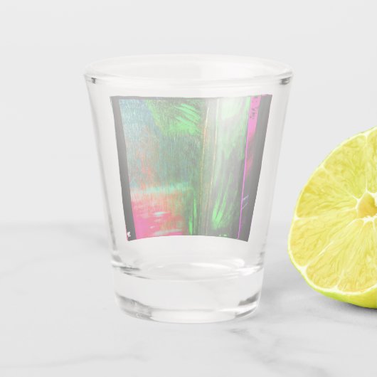 Feather Shot glas (Achterkant)