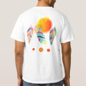 FEATHER SKATEBOARD T-SHIRT (Achterkant)