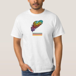 FEATHER SKATEBOARD T-SHIRT
