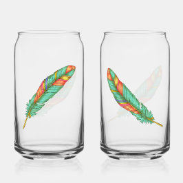 Feather Soda Glass Blikvorm Glas