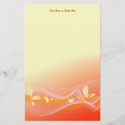 Feather Song Briefpapier (Voorkant)
