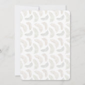 Feather the Nest Baby shower Invitation Kaart (Achterkant)