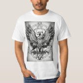 "Feather Threads: Falcon T - shirts Online" (Voorkant)