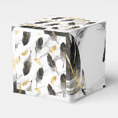 "Feather Touch Cube Gift Box" Bedankdoosjes (Voorkant Zijde)