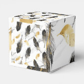 "Feather Touch Cube Gift Box" Bedankdoosjes (Achterkant)