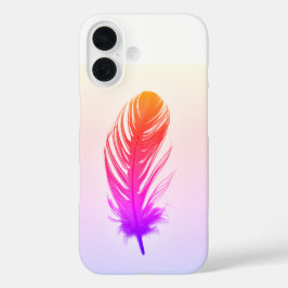 "Feathered Dreams Telefoonhoes – Artistiek Ontwerp iPhone 16 Hoesje