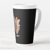 Feathered Duality Balance of Light Amber & Ivory S Latte Mok (Rechterhoek)