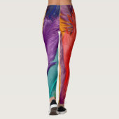 Feathered Elegance Leggings" Leggings (Achterkant)