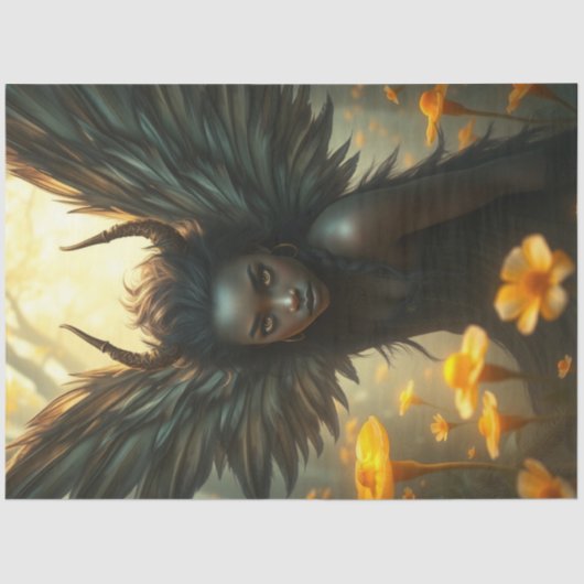 Feathered Fairy Fantasy Tissuepapier (Voorkant)