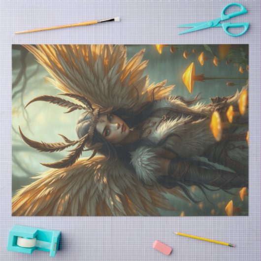 Feathered Fairy Fantasy Tissuepapier (Craft)