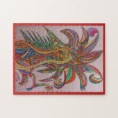 "Feathered Fiesta" Jig Saw Puzzle Legpuzzel (Horizontaal)