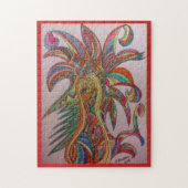"Feathered Fiesta" Jig Saw Puzzle Legpuzzel (Verticaal)