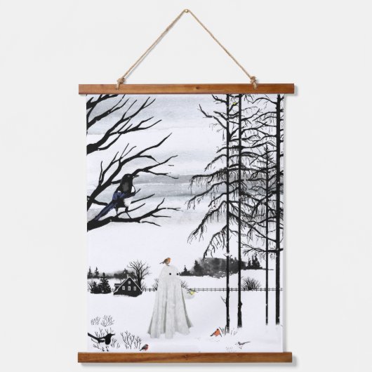 Feathered Friends Hangend Wandkleed (Voorkant)