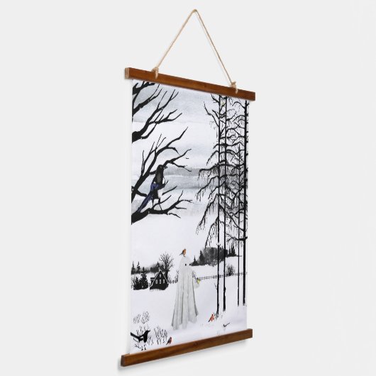 Feathered Friends Hangend Wandkleed (Gebogen)