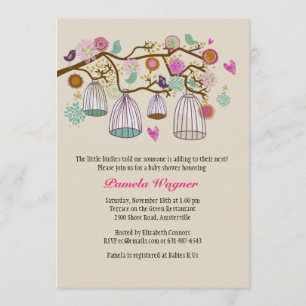 Feathered Friends Herfst Invitation Kaart