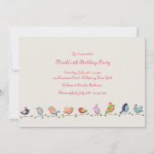 Feathered Friends Invitation Kaart (Voorkant)