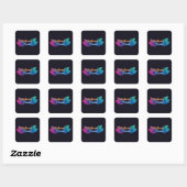 Feathered Friends Vierkante Sticker (Vel)