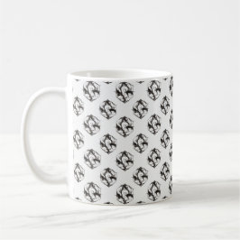 Feathered Hex Elegance Koffiemok
