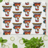 Feathered, Loud. in charge. Roster quote Theedoek (Gevouwen)