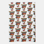 Feathered, Loud. in charge. Roster quote Theedoek (Verticaal)