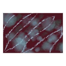 FEATHERED SMOKE  FOTO AFDRUK