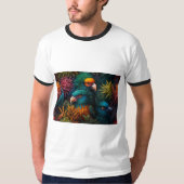 Feathered Symphony T-shirt" T-shirt (Voorkant)