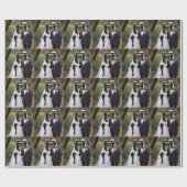 Feathered Vows: een emu-tiful huwelijksbond Cadeaupapier (Vlak)