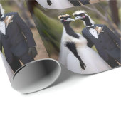 Feathered Vows: een emu-tiful huwelijksbond Cadeaupapier (Rol Hoek)